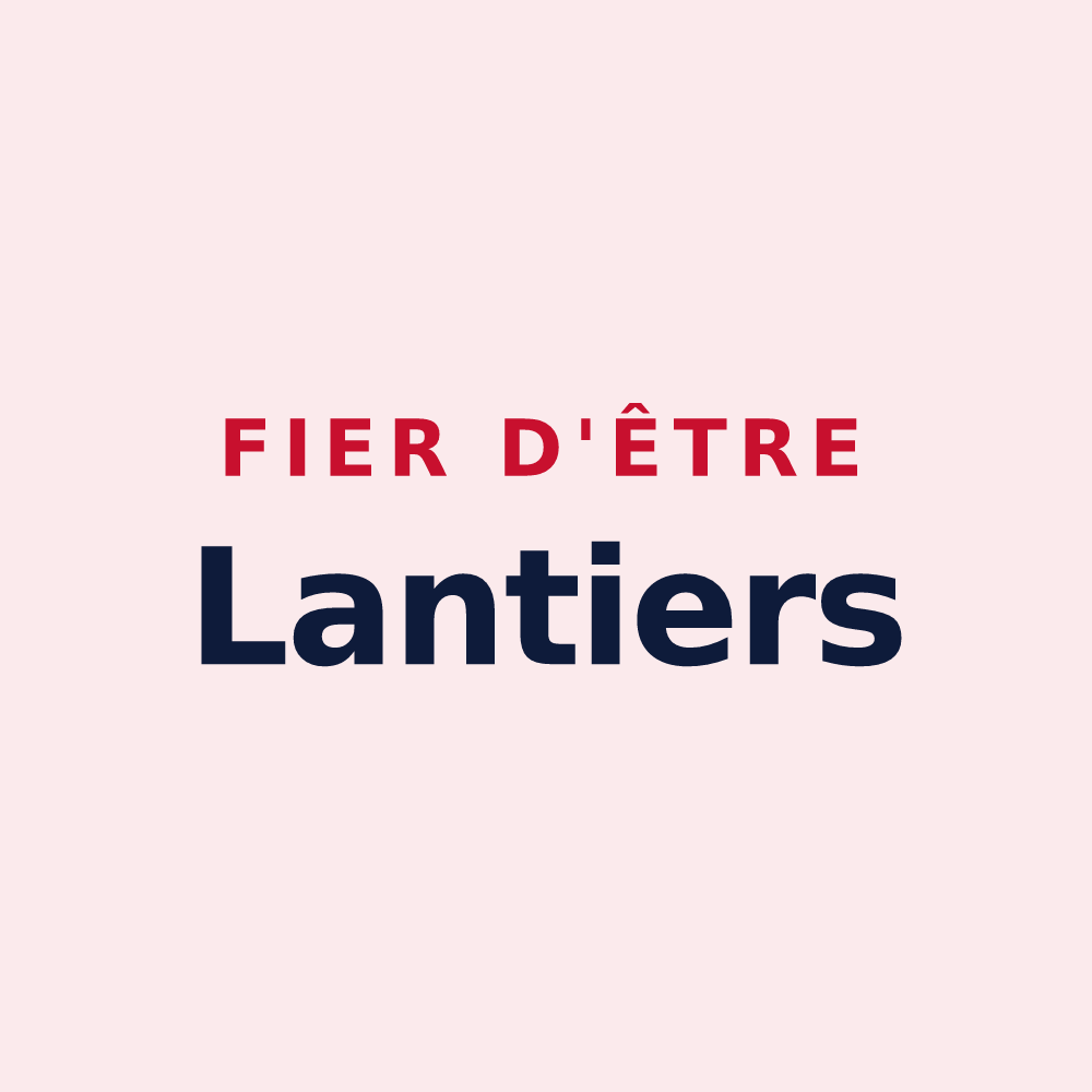 Magnet « Fier d'être Lantiers » — design pour Lans-en-Vercors