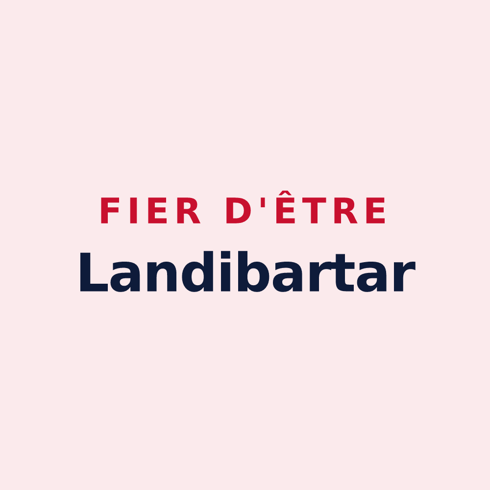 Magnet « Fier d'être Landibartar » — design pour Lantabat