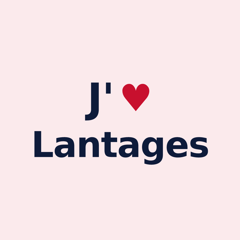 Magnet personnalisé Lantages — design J'aime Lantages