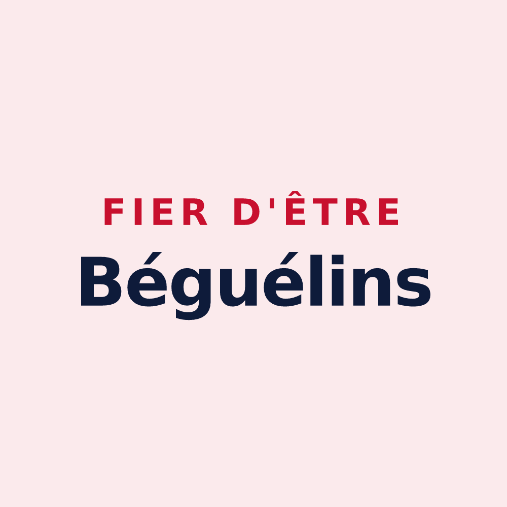 Magnet « Fier d'être Béguélins » — design pour Lantenay