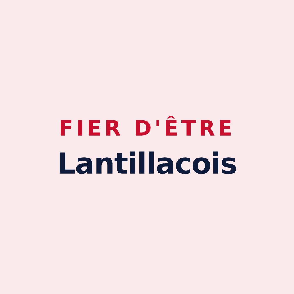 Magnet « Fier d'être Lantillacois » — design pour Lantillac
