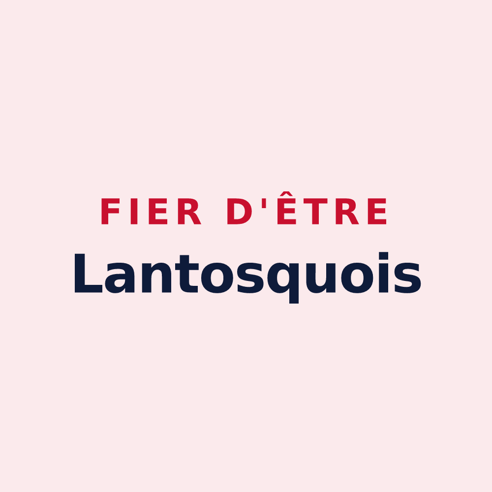 Magnet « Fier d'être Lantosquois » — design pour Lantosque