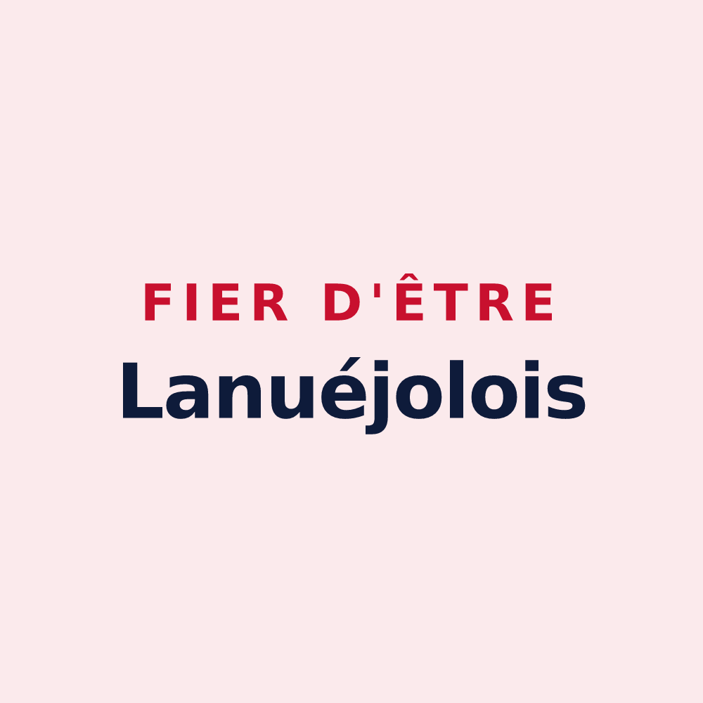 Magnet « Fier d'être Lanuéjolois » — design pour Lanuéjols