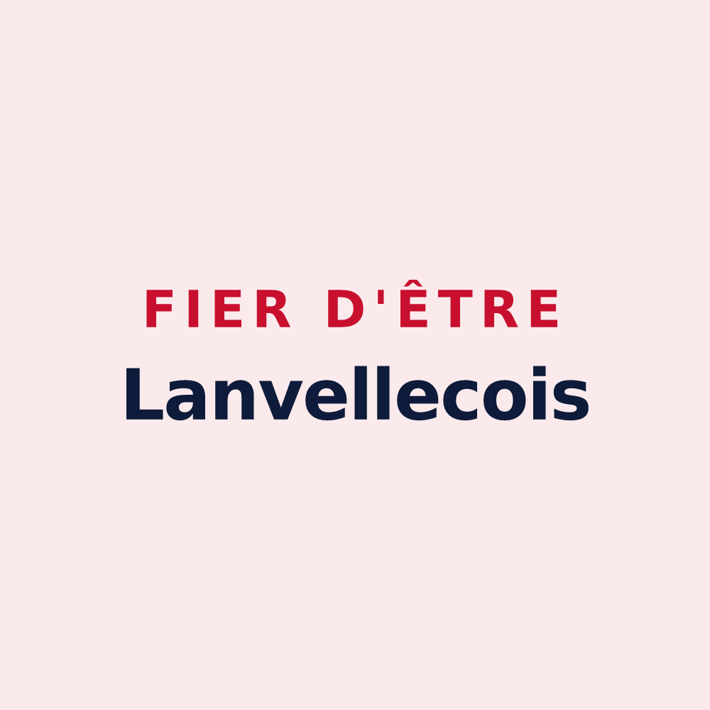 Magnet « Fier d'être Lanvellecois » — design pour Lanvellec