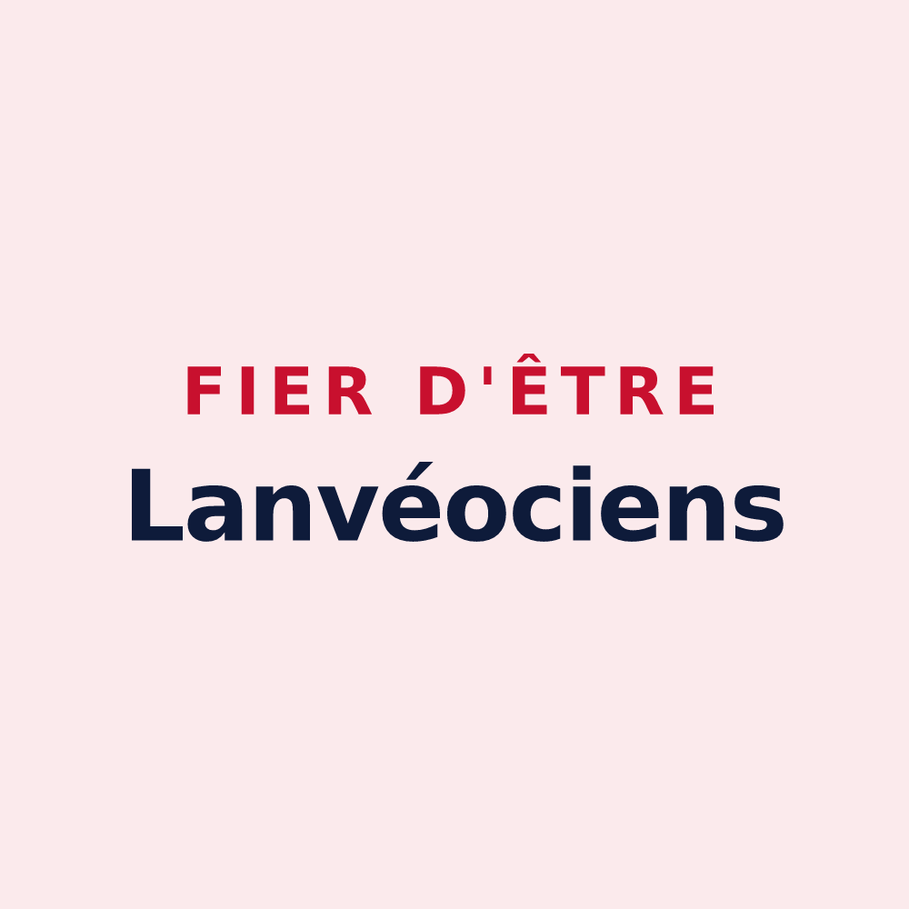Magnet « Fier d'être Lanvéociens » — design pour Lanvéoc