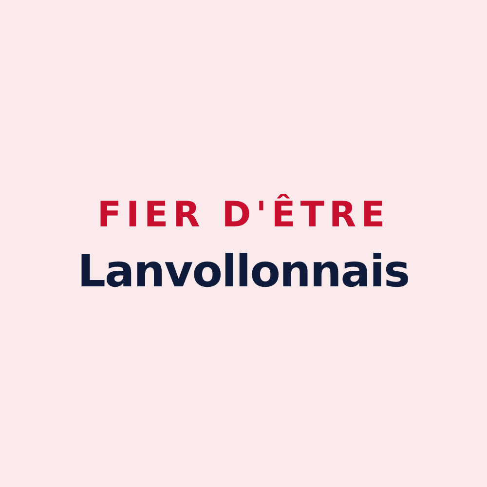 Magnet « Fier d'être Lanvollonnais » — design pour Lanvollon