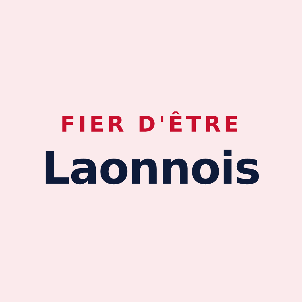 Magnet « Fier d'être Laonnois » — design pour Laon