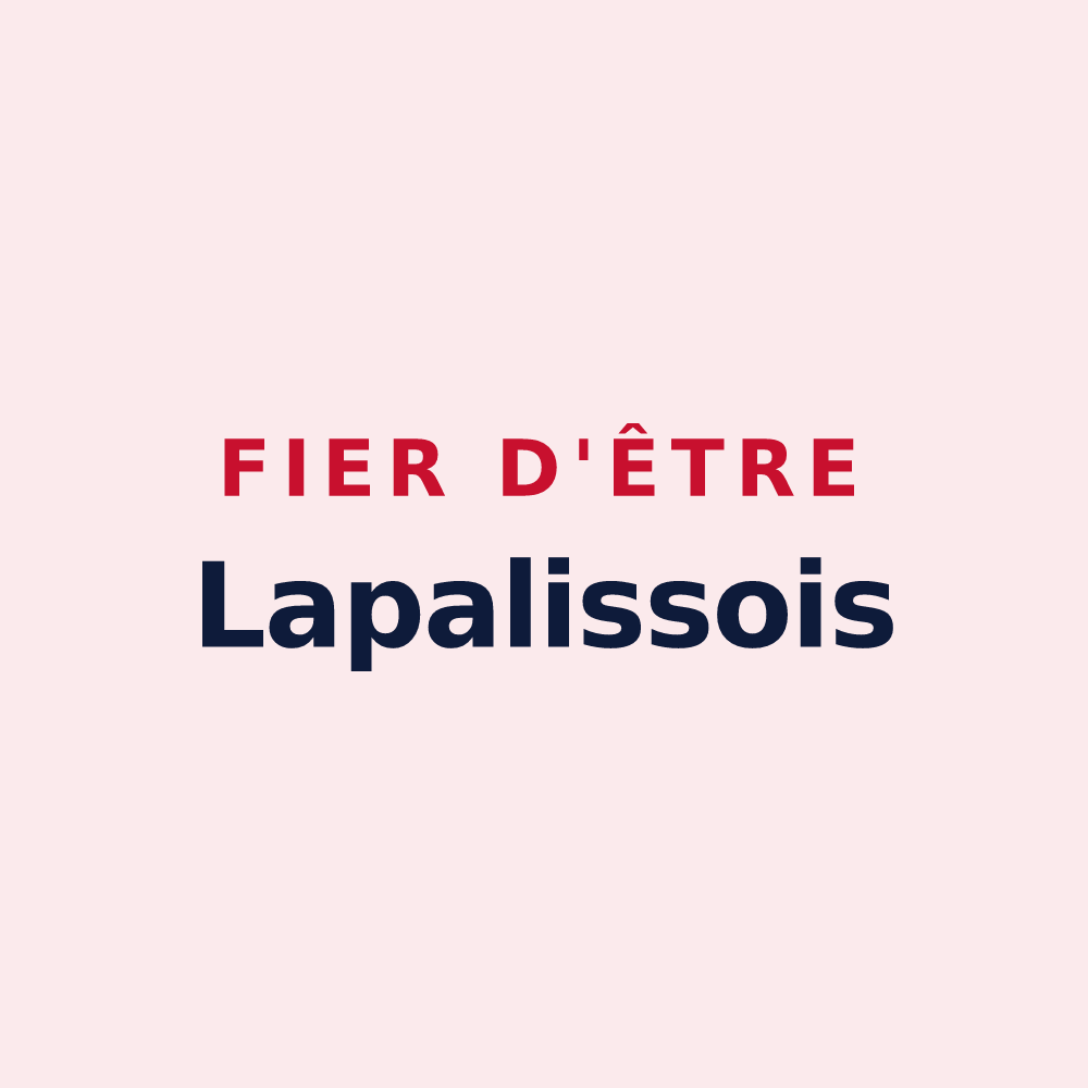 Magnet « Fier d'être Lapalissois » — design pour Lapalisse