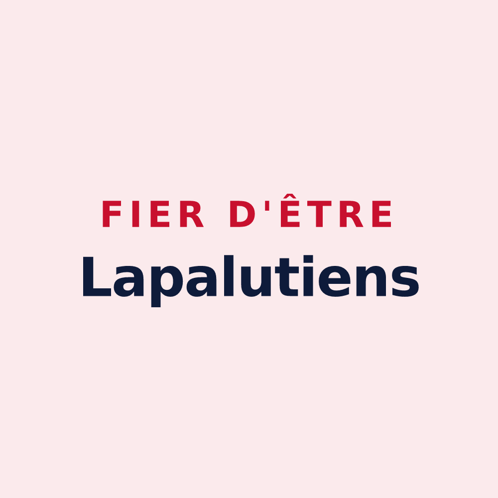 Magnet « Fier d'être Lapalutiens » — design pour Lapalud