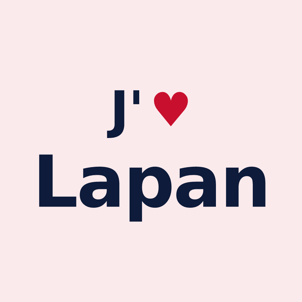 Magnet personnalisé Lapan — design J'aime Lapan