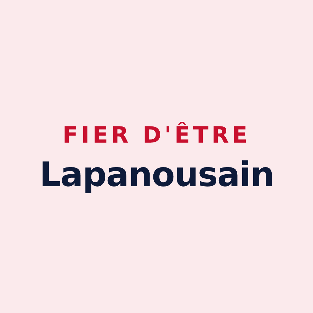 Magnet « Fier d'être Lapanousain » — design pour Lapanouse-de-Cernon