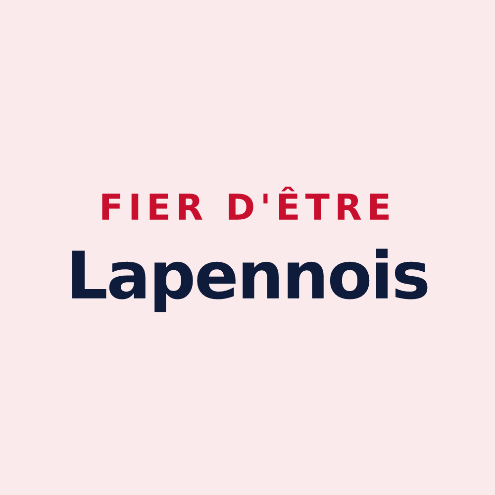 Magnet « Fier d'être Lapennois » — design pour Lapenne
