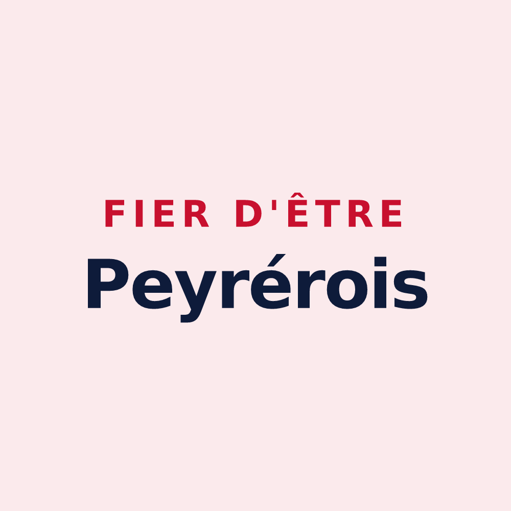Magnet « Fier d'être Peyrérois » — design pour Lapeyrère