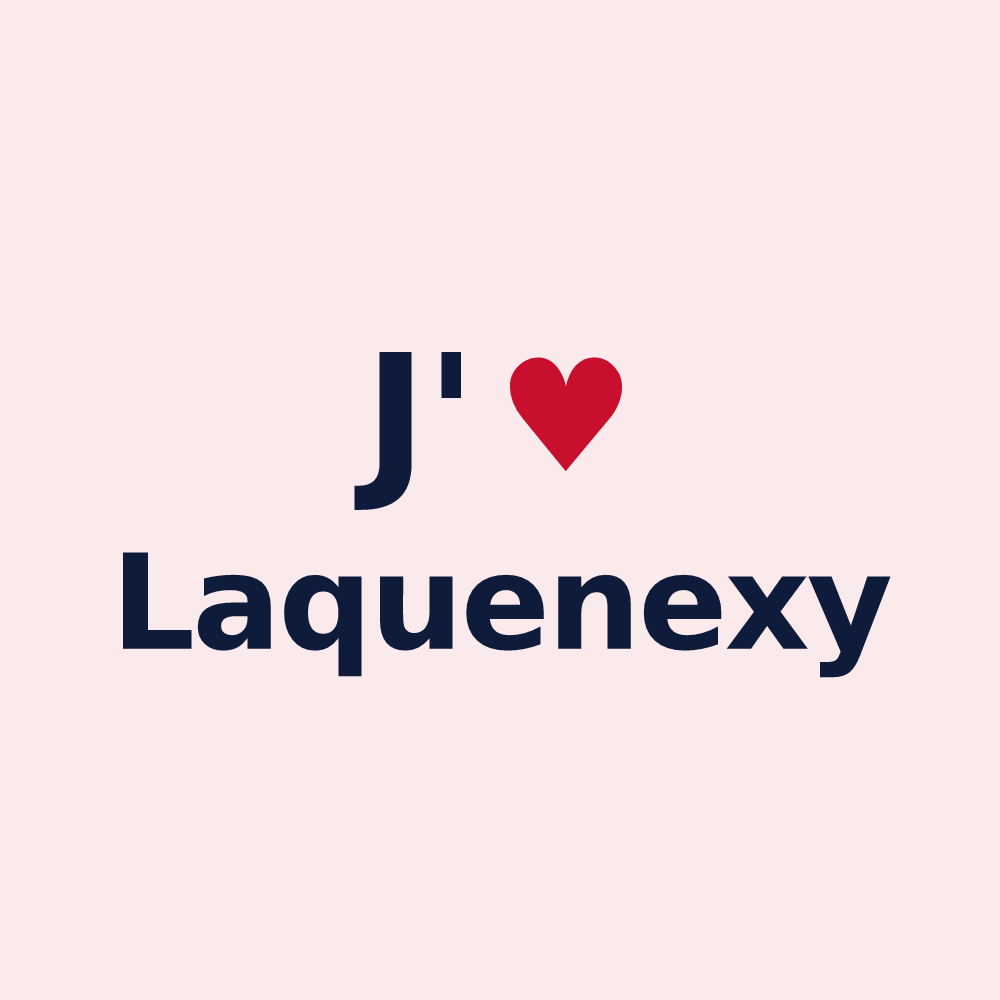 Magnet personnalisé Laquenexy — design J'aime Laquenexy