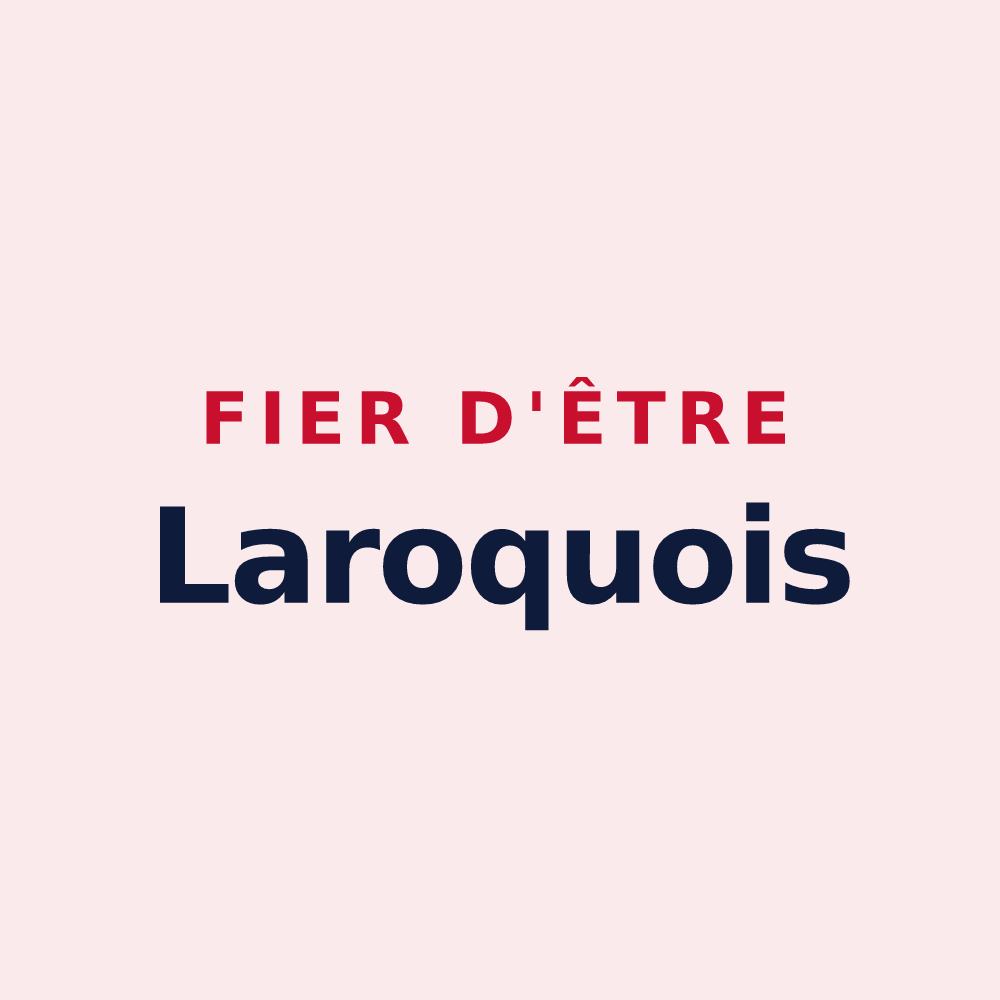 Magnet « Fier d'être Laroquois » — design pour Laroque-de-Fa