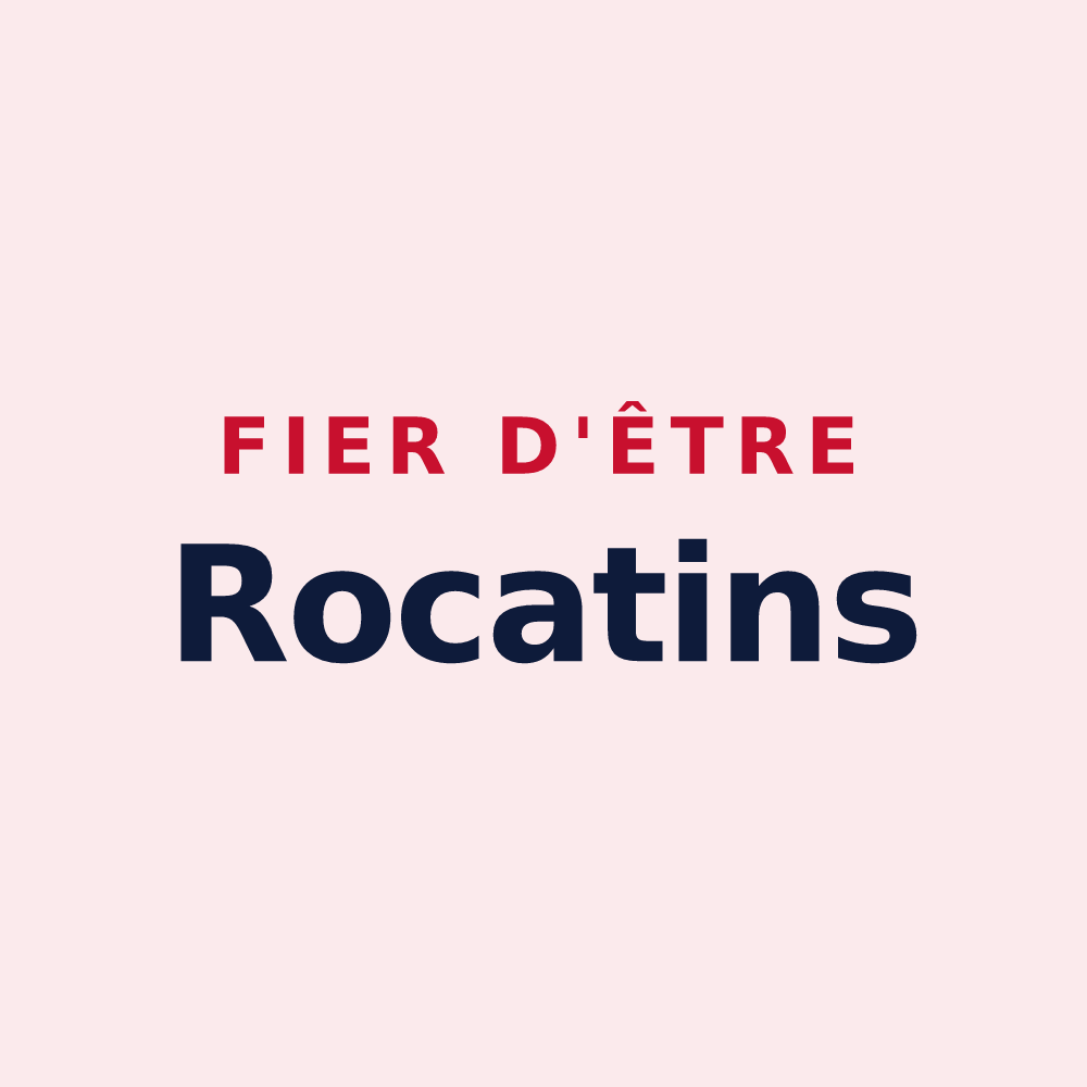 Magnet « Fier d'être Rocatins » — design pour Laroque-des-Albères