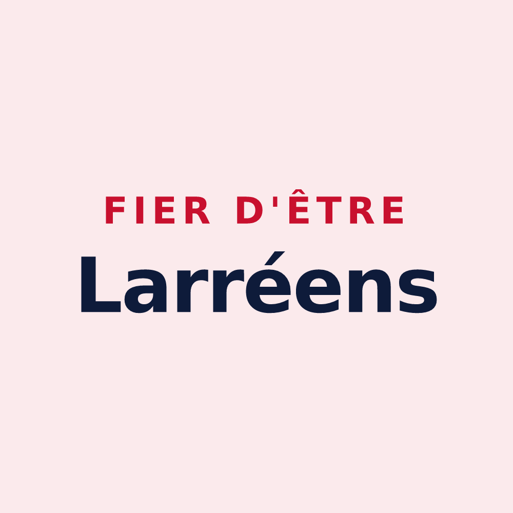 Magnet « Fier d'être Larréens » — design pour Larrey