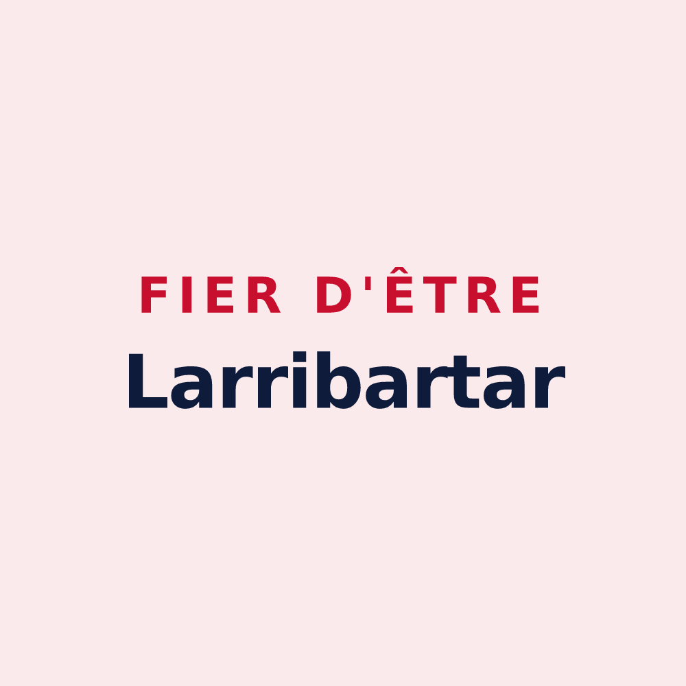 Magnet « Fier d'être Larribartar » — design pour Larribar-Sorhapuru
