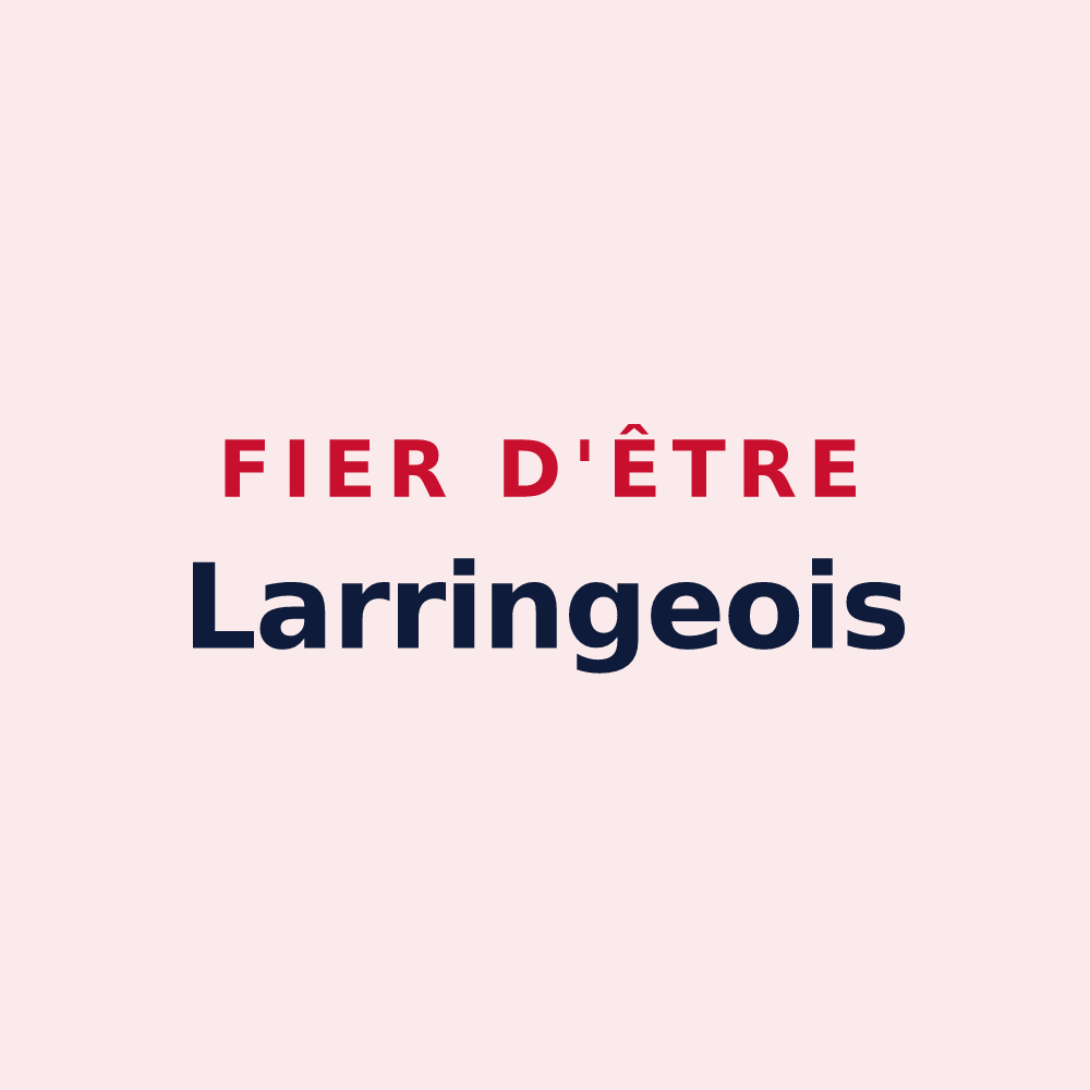 Magnet « Fier d'être Larringeois » — design pour Larringes