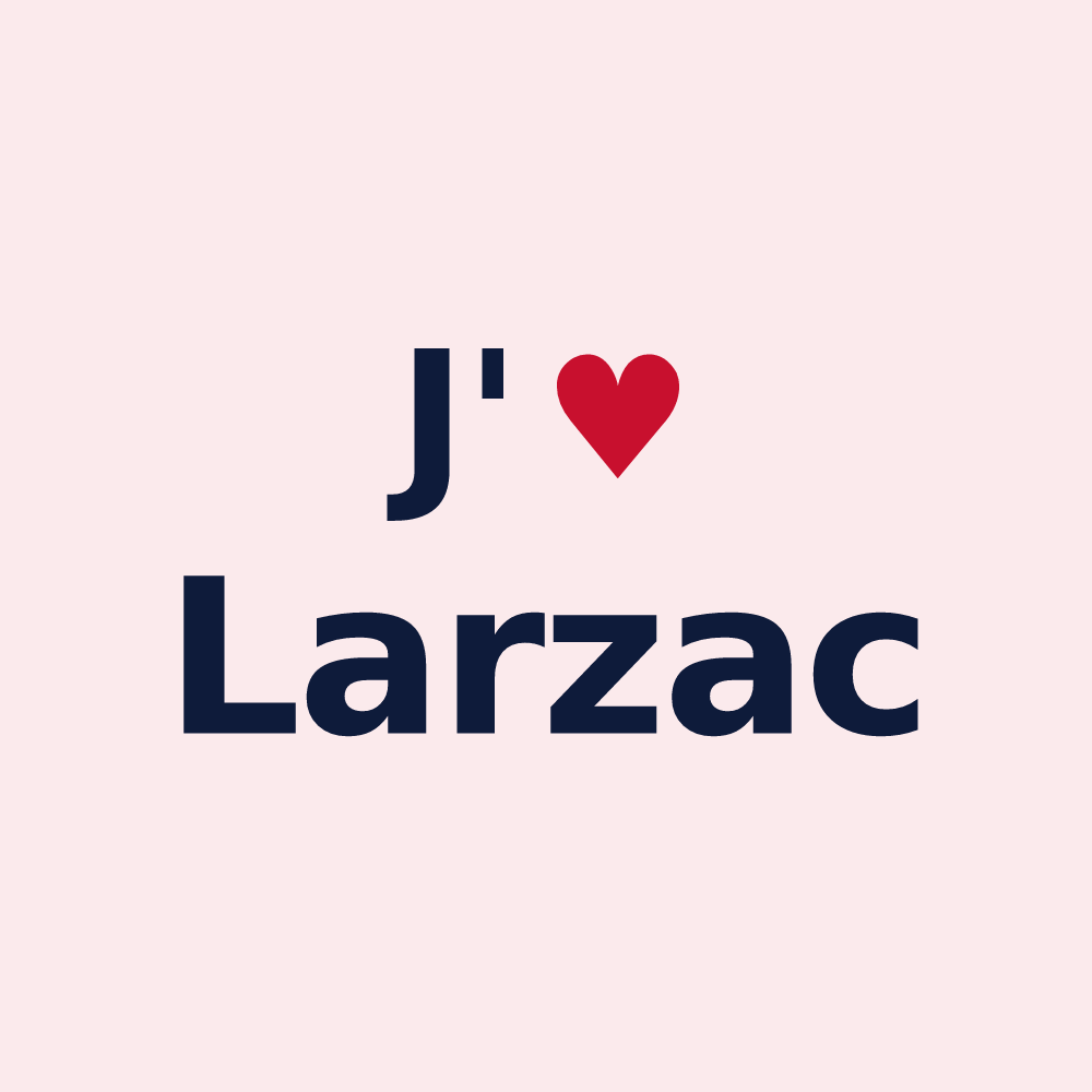 Magnet personnalisé Larzac — design J'aime Larzac