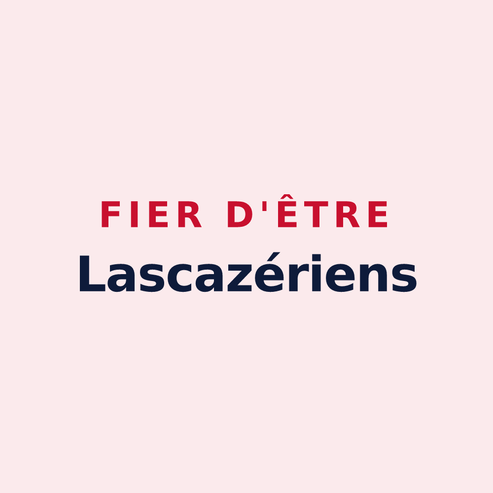 Magnet « Fier d'être Lascazériens » — design pour Lascazères