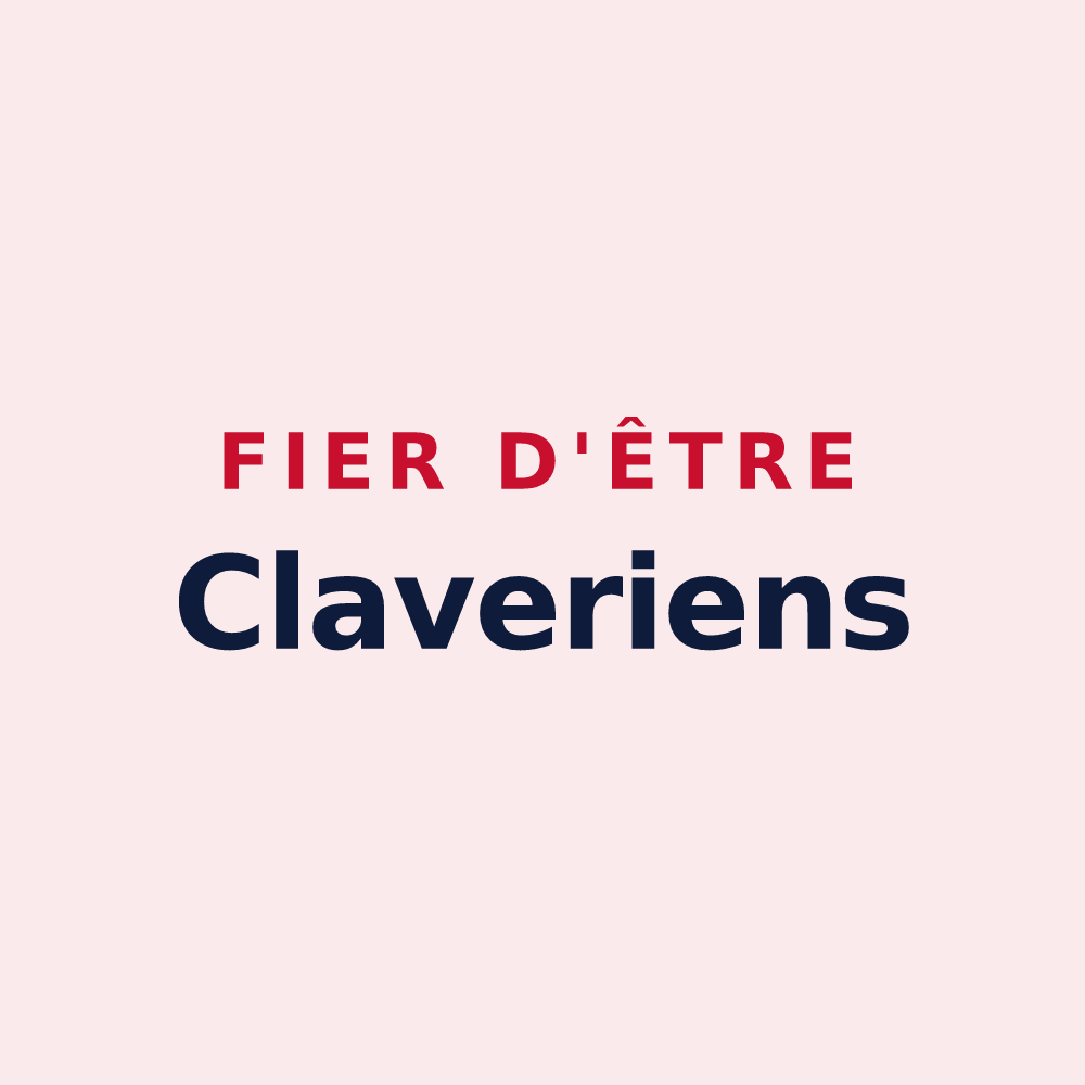 Magnet « Fier d'être Claveriens » — design pour Lasclaveries
