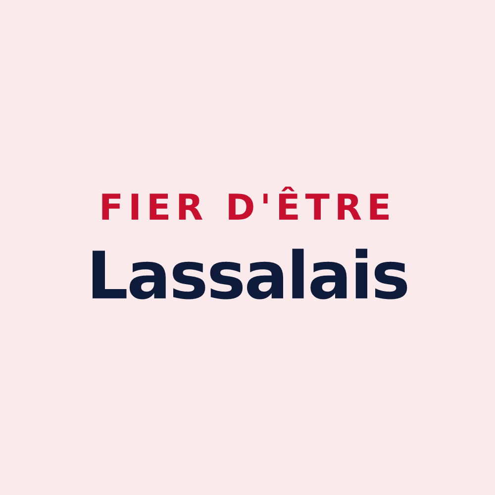 Magnet « Fier d'être Lassalais » — design pour Lassales