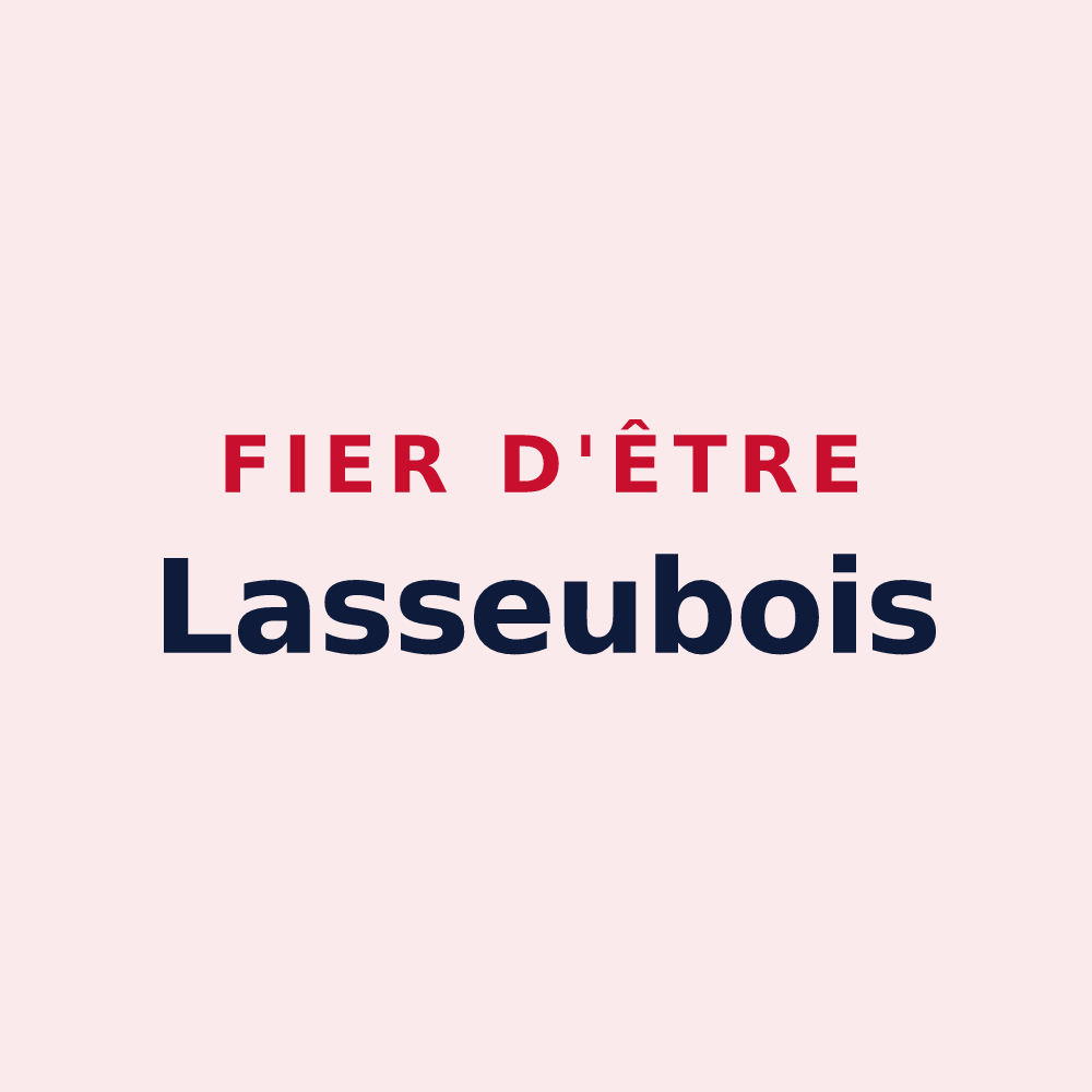 Magnet « Fier d'être Lasseubois » — design pour Lasseube