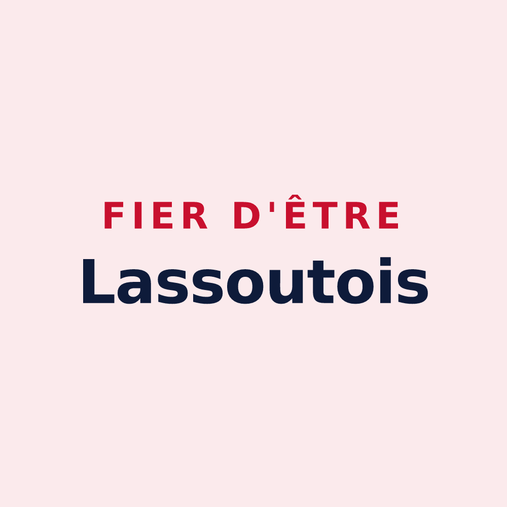 Magnet « Fier d'être Lassoutois » — design pour Lassouts