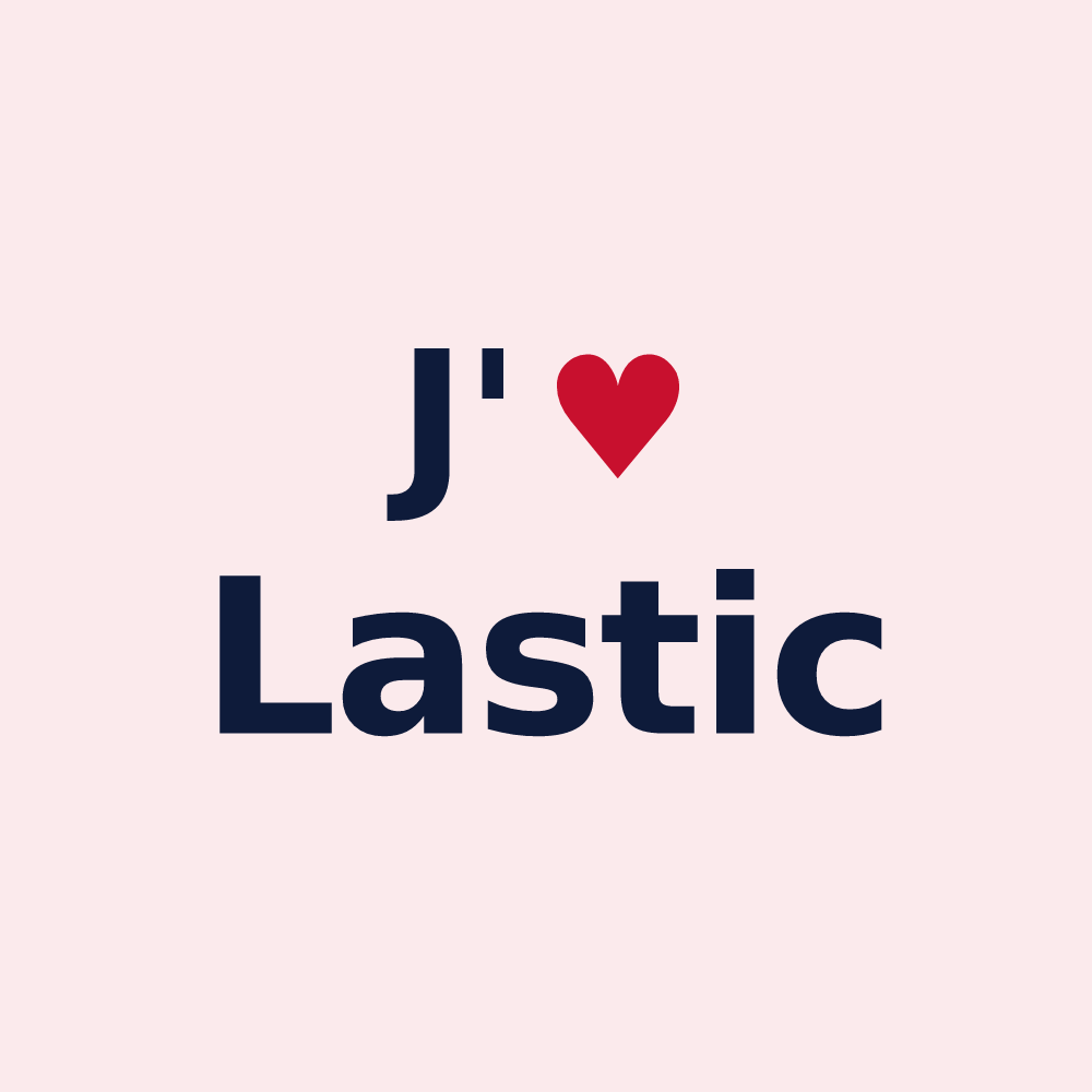 Magnet personnalisé Lastic — design J'aime Lastic
