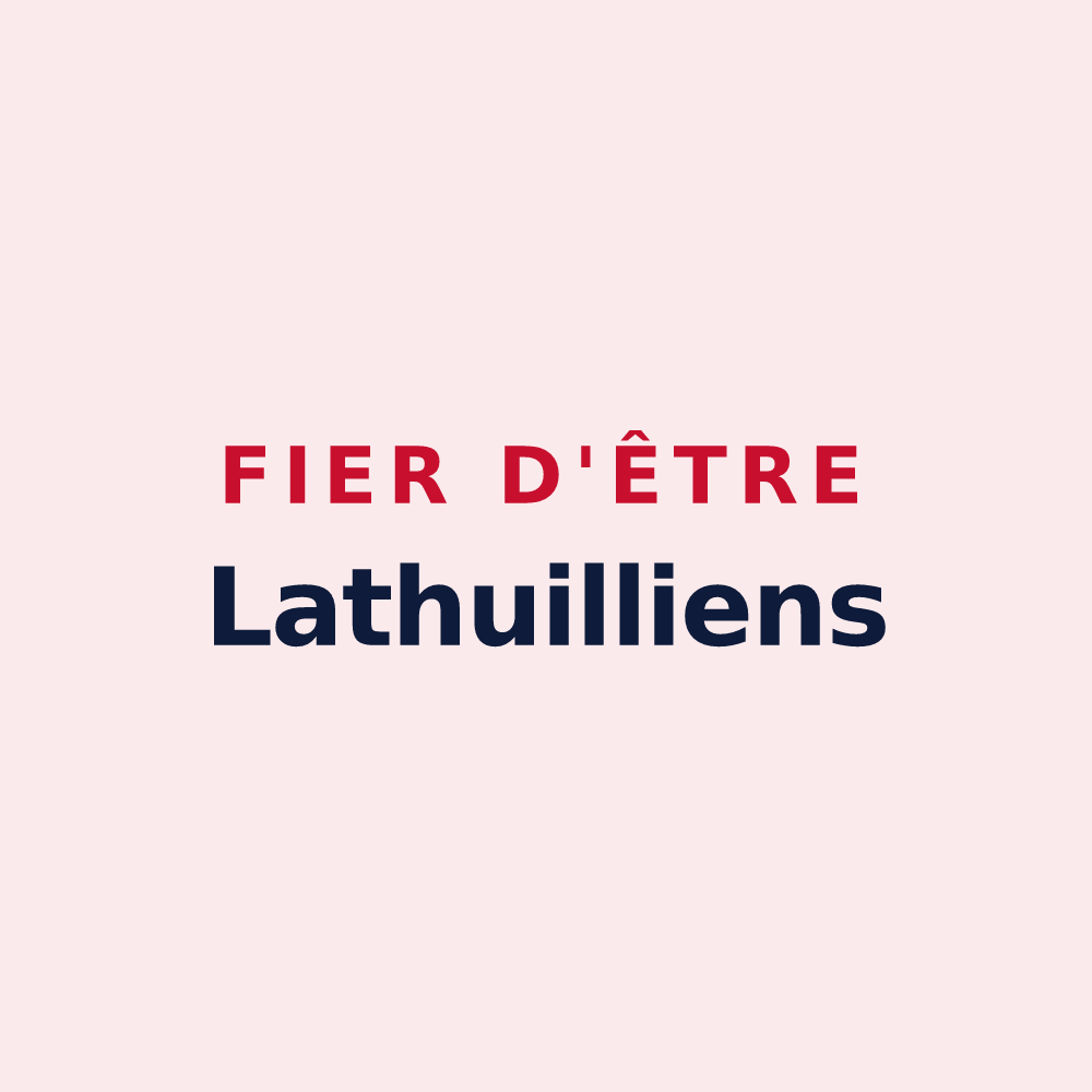 Magnet « Fier d'être Lathuilliens » — design pour Lathuile
