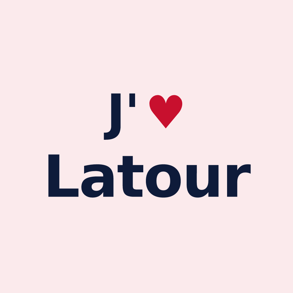 Magnet personnalisé Latour — design J'aime Latour