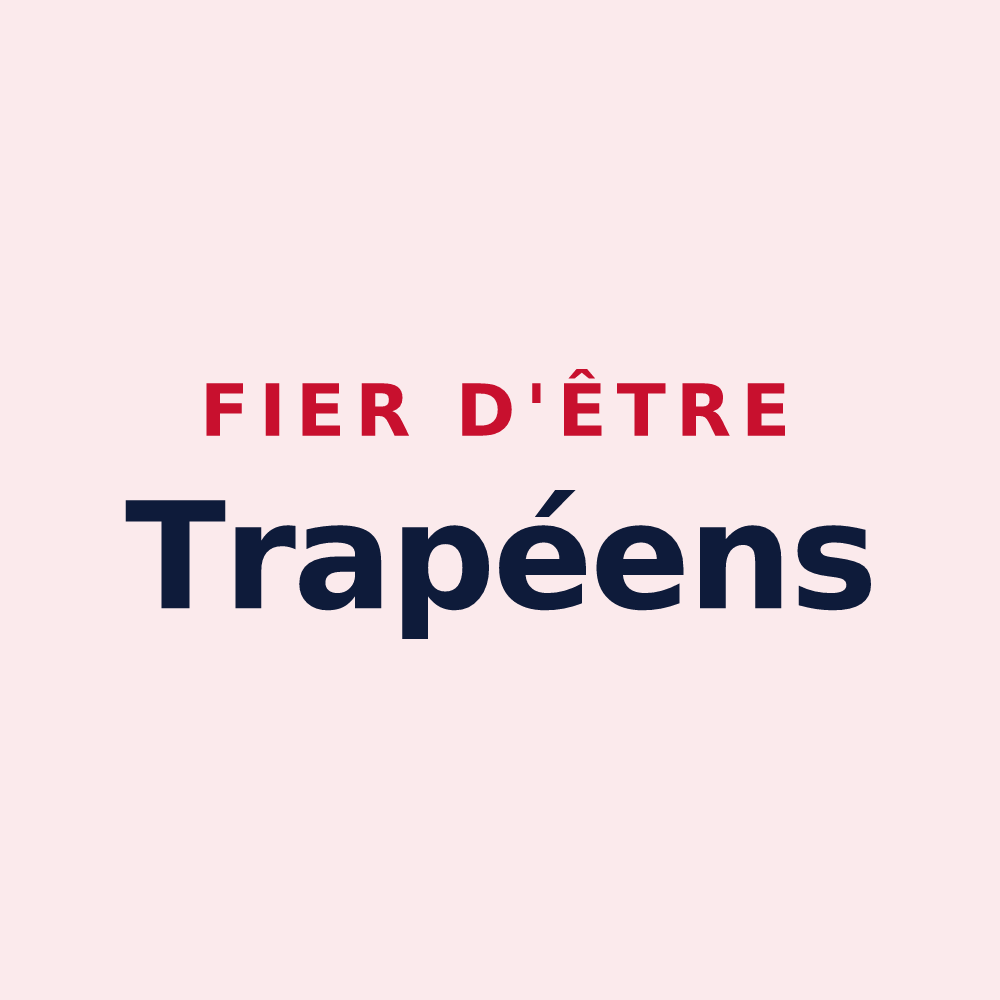 Magnet « Fier d'être Trapéens » — design pour Latrape