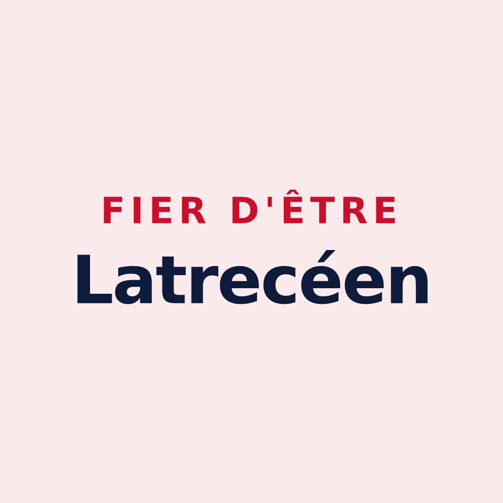 Magnet « Fier d'être Latrecéen » — design pour Latrecey-Ormoy-sur-Aube