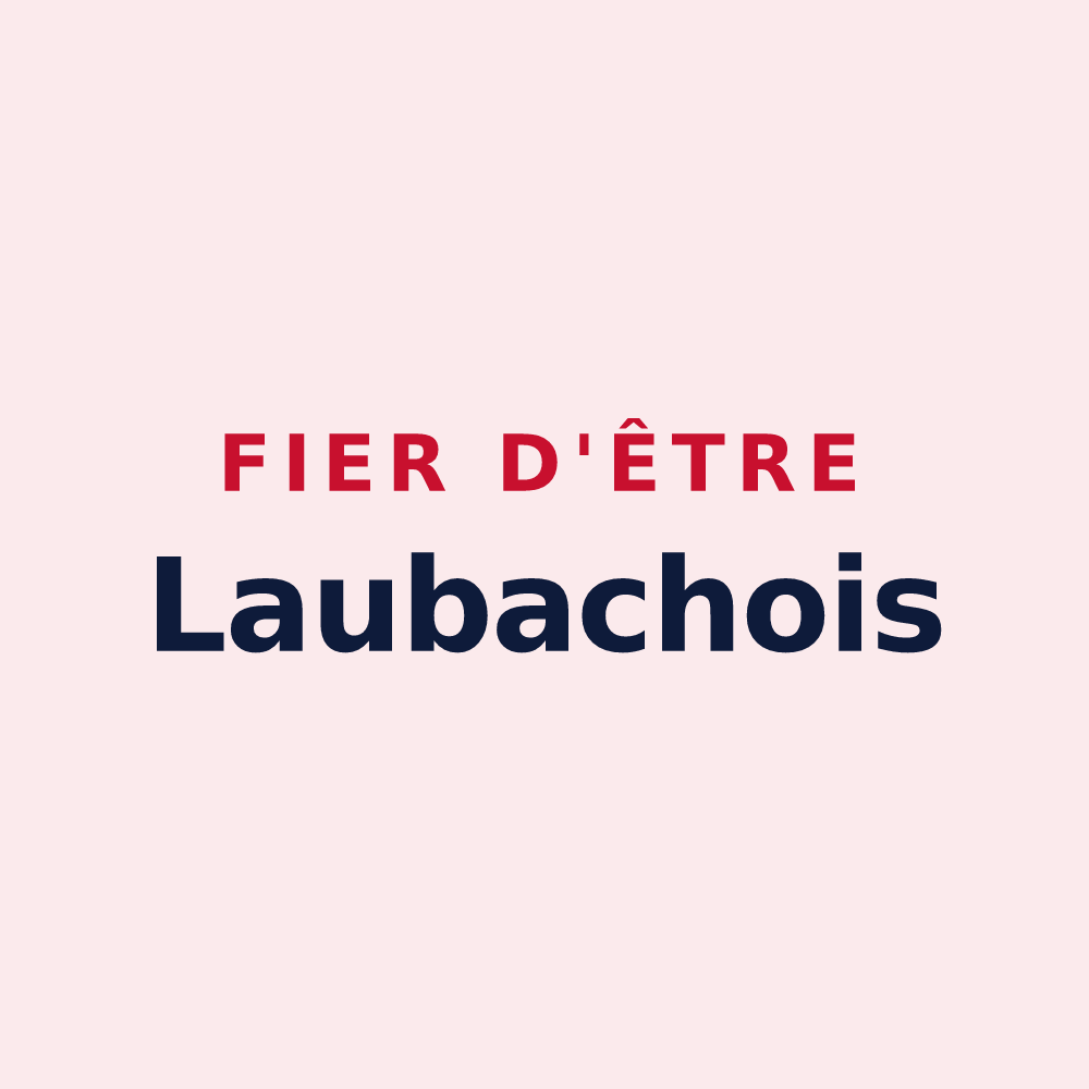 Magnet « Fier d'être Laubachois » — design pour Laubach