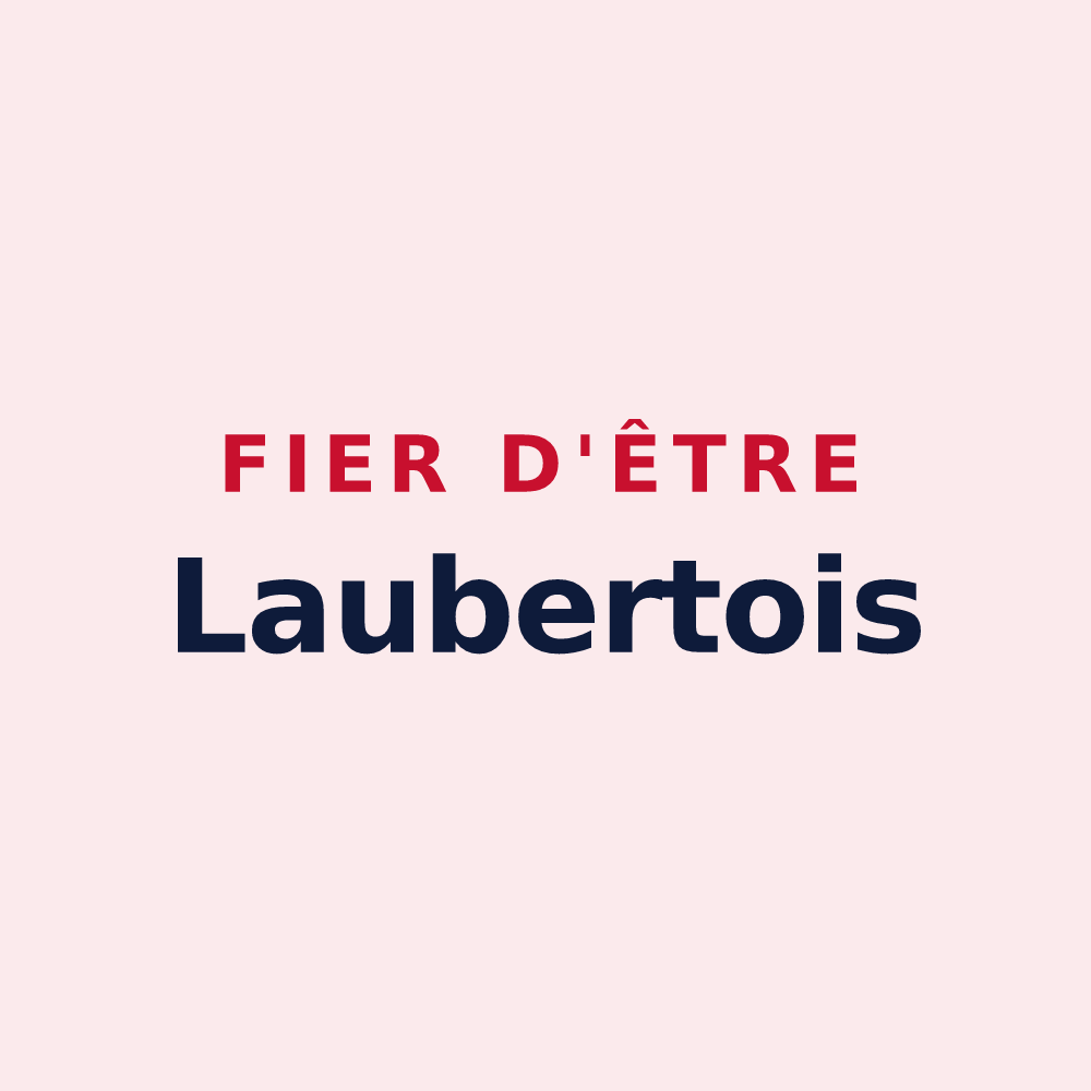 Magnet « Fier d'être Laubertois » — design pour Laubert