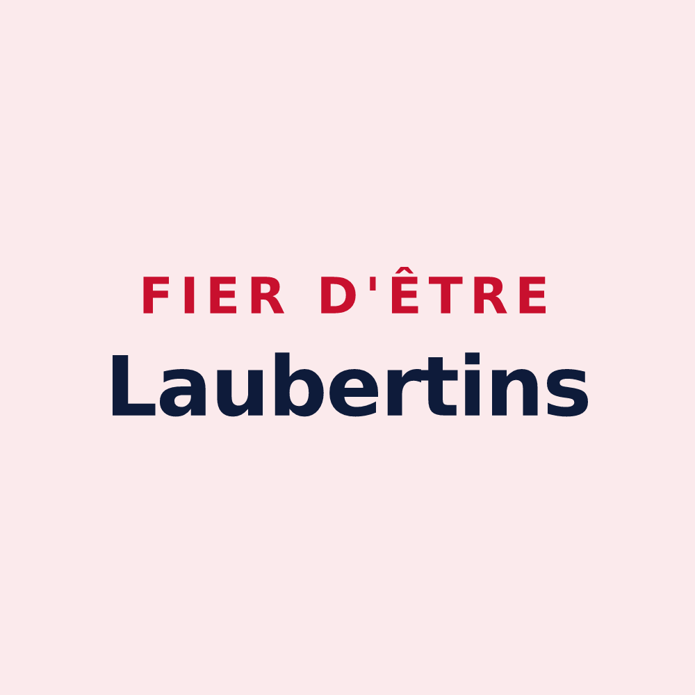 Magnet « Fier d'être Laubertins » — design pour Laubrières
