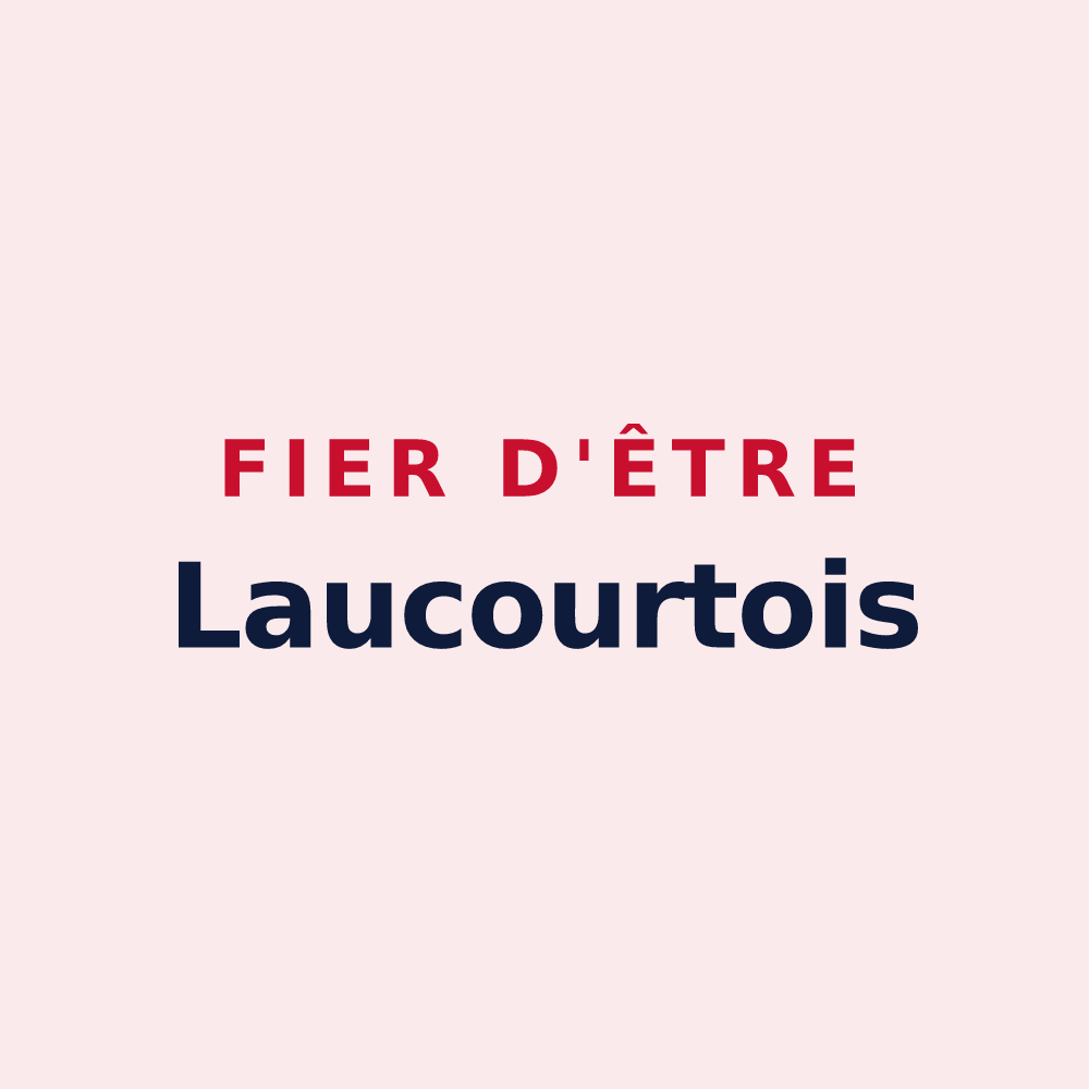 Magnet « Fier d'être Laucourtois » — design pour Laucourt