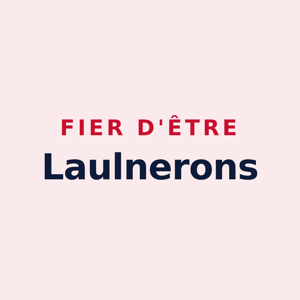 Magnet « Fier d'être Laulnerons » — design pour Laulne
