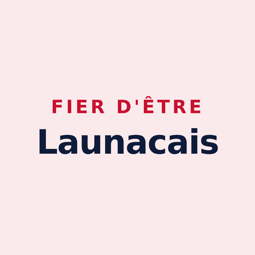 Magnet « Fier d'être Launacais » — design pour Launac