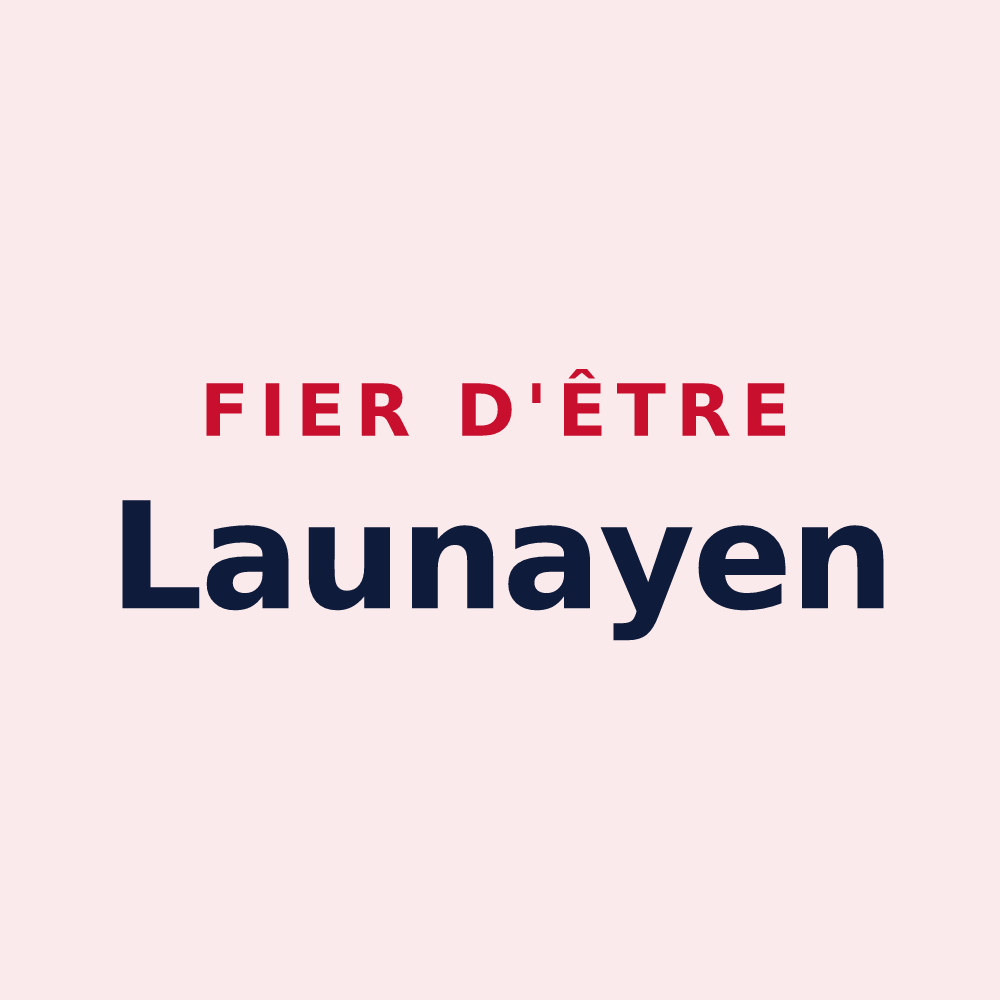 Magnet « Fier d'être Launayen » — design pour Launay