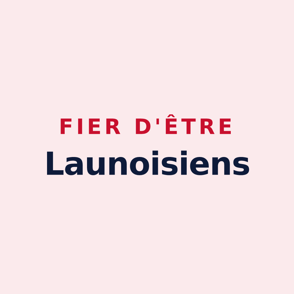 Magnet « Fier d'être Launoisiens » — design pour Launois-sur-Vence