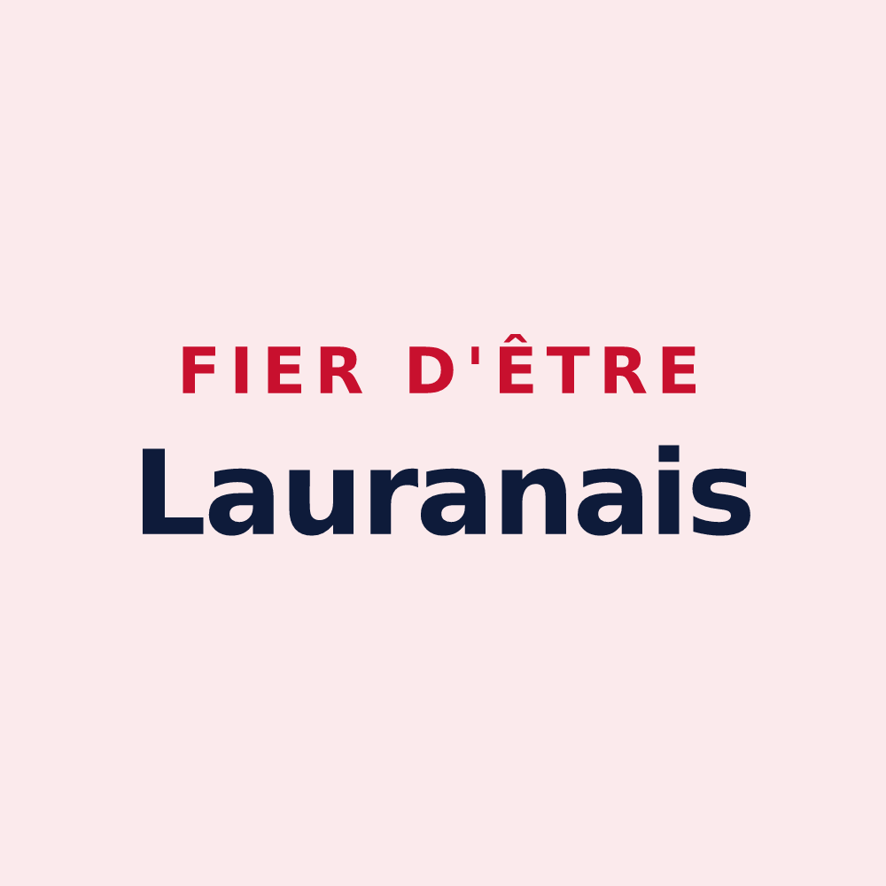 Magnet « Fier d'être Lauranais » — design pour Laure-Minervois