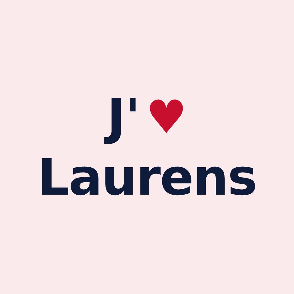 Magnet personnalisé Laurens — design J'aime Laurens
