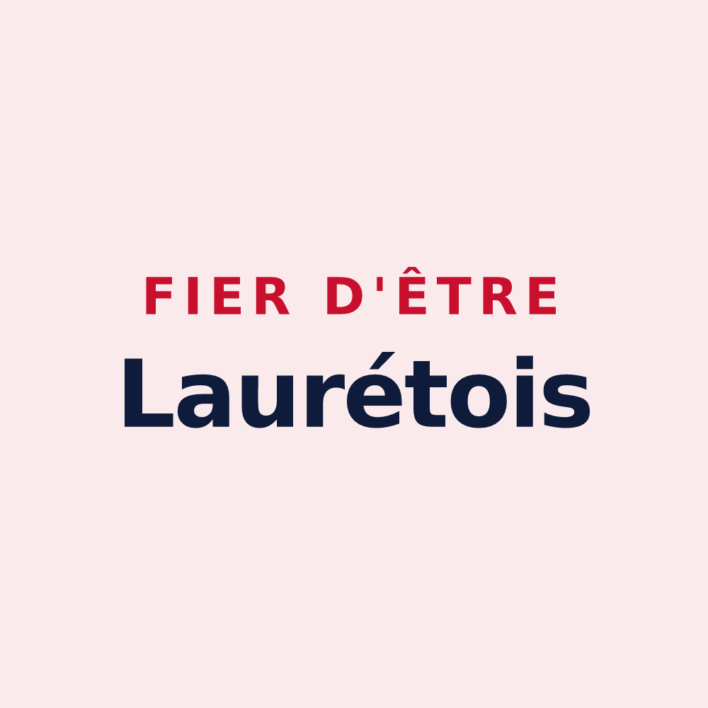 Magnet « Fier d'être Laurétois » — design pour Lauret