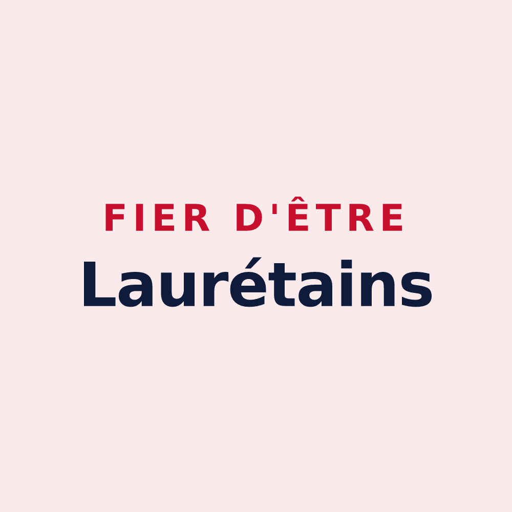 Magnet « Fier d'être Laurétains » — design pour Lauret