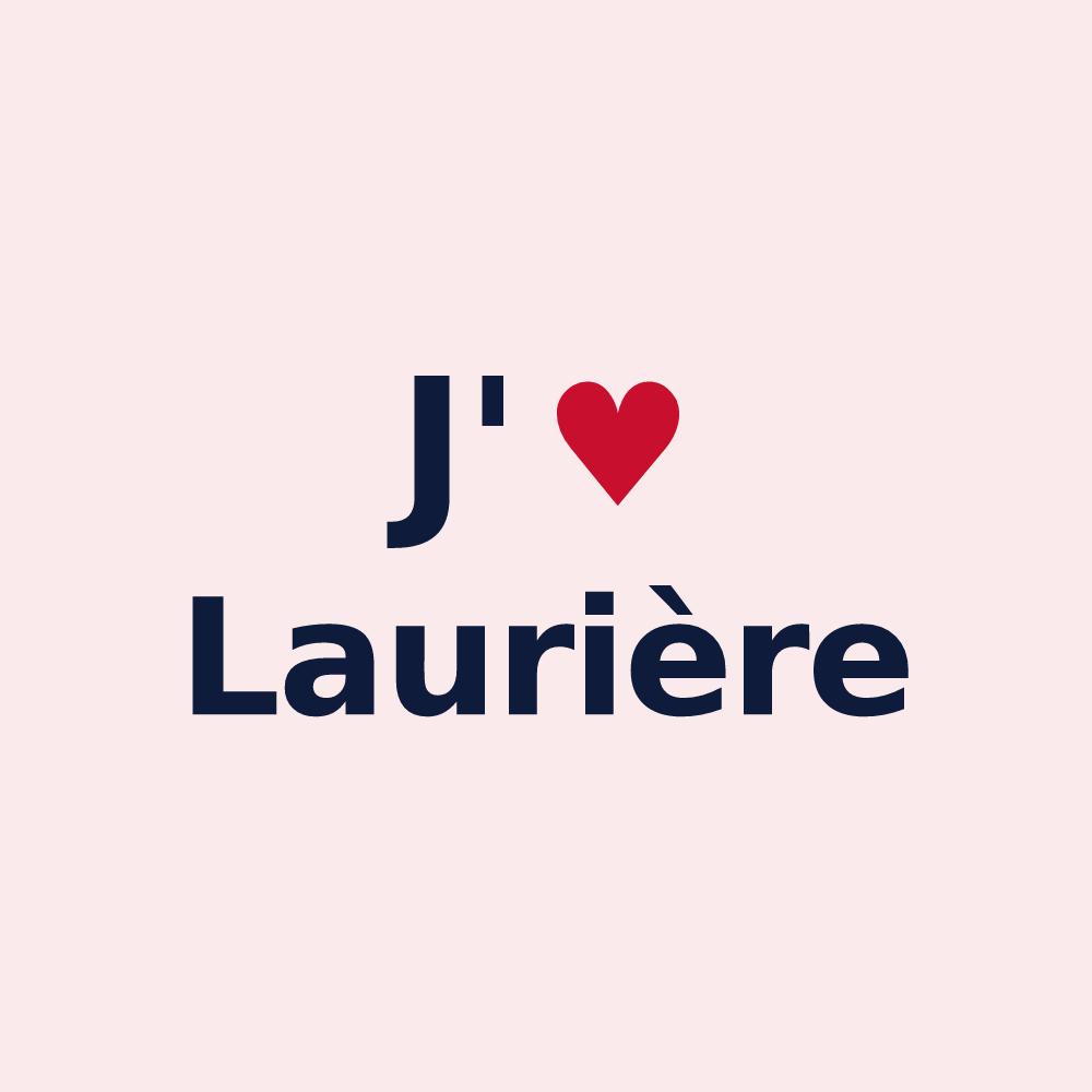 Magnet personnalisé Laurière — design J'aime Laurière