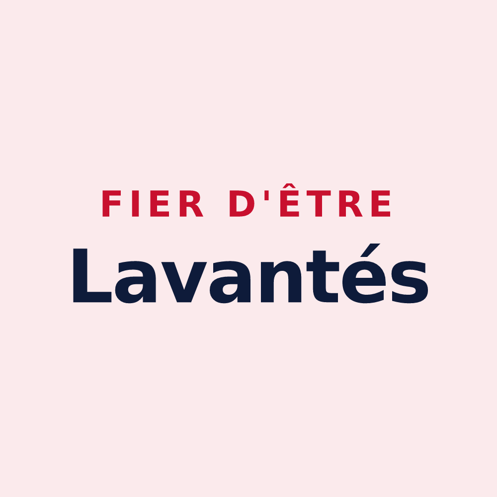 Magnet « Fier d'être Lavantés » — design pour Lavans-lès-Dole