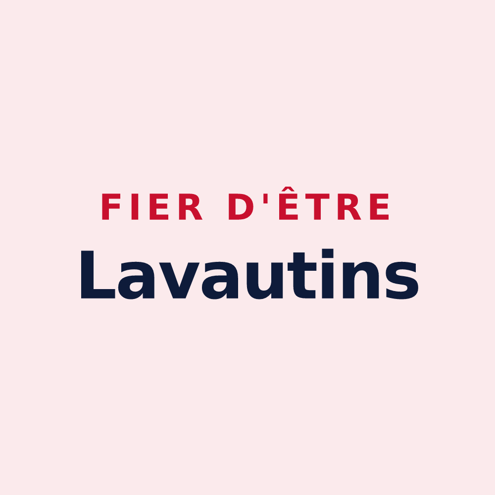 Magnet « Fier d'être Lavautins » — design pour Lavau