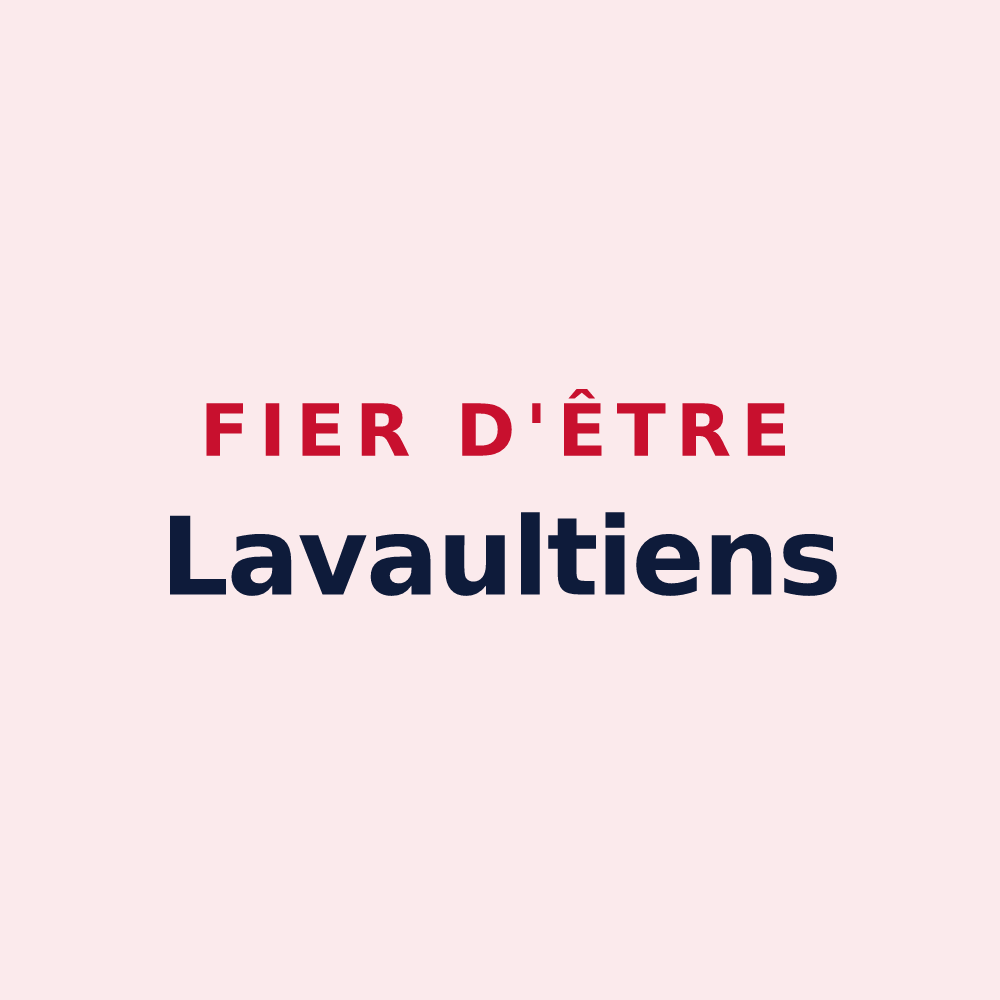 Magnet « Fier d'être Lavaultiens » — design pour Lavault-de-Frétoy